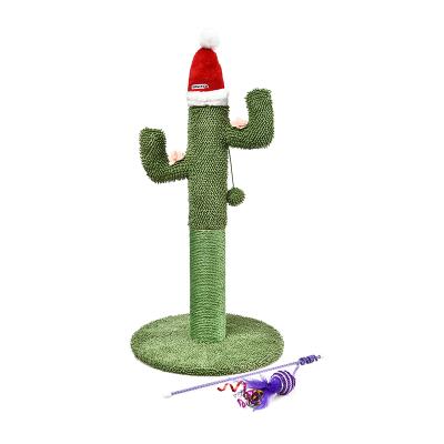 China Cat Scratching Post Cactus Viable Cat Scratcher 31.5 inch - large cactus scratching the post for sale