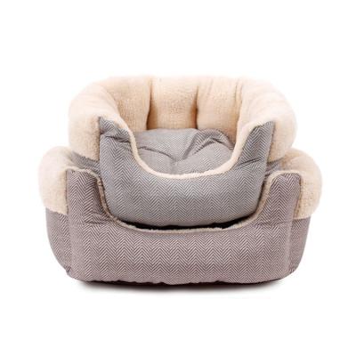 China Sustainable Far Infrared Luxury Heat Insulation Home Memory Foam Orthopedic Fashion Pet Bed for sale