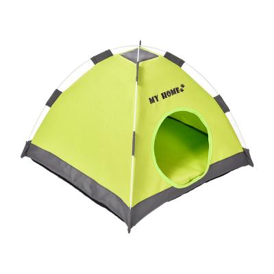 China Durable Lightweight Proable Oxford Foldable Waterproof Indoor Outdoor Dog Tent for sale