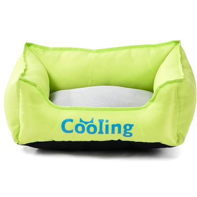 China Travel Fashion Oxford Fabric Breathable Air Mesh Comfortable And Soft Cooling Waterproof Dog Bed for sale