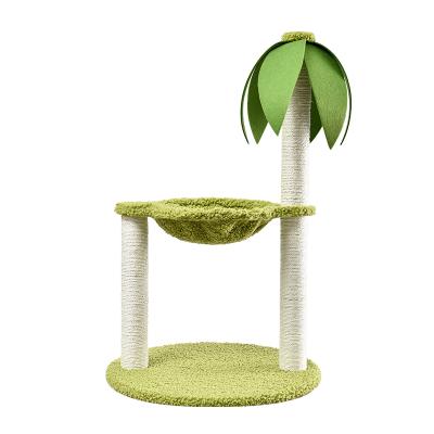 China Cat Tree Platform Coconut Viable Cat Scratching Mail Cute Cat Tree for sale