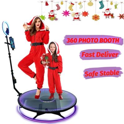 China 2021 New 360 Adjustable Video Photo Booth 360 Photo Booth Ratotaing Automatic 360 Photo Booth 80cm 100cm 115cm for sale