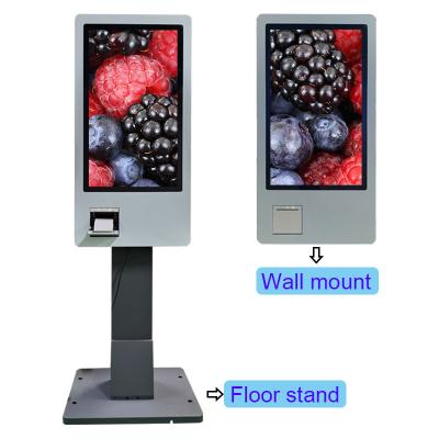 China Free Sample 32 Inch Indoor Self Service Order Kiosk Machine Self Service Payment Kiosk For Supermarket Restaurants for sale