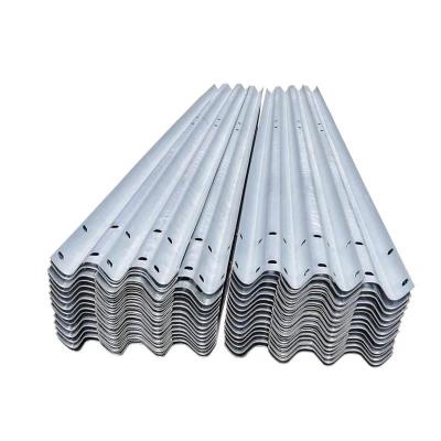 China Anti Crash Guardrail Highway Road Safety Galvanized Steel W Beam Guard Rails Barrier In China for sale