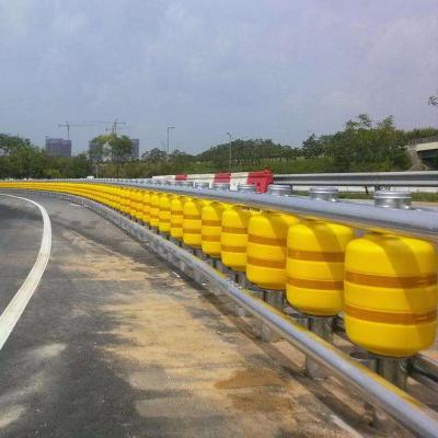 China Road Safety EVA Rolling Guardrail Roller Anti Crash Guardrail PVC Safety Roller High Intensity Guard Rail for sale