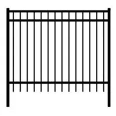 China Easily Assembled Customized Steel Metal Fence Wrought Iron Safety Protection Zinc Guardrail for sale