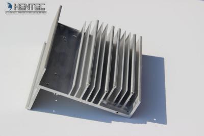 China Electrophoretic Coated Standard Aluminium Extrusion Profiles Punching / Drilling for sale