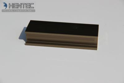 China Light Bronze 6061  Aluminum   Profile Construction System , Aluminum Door Porifle for sale