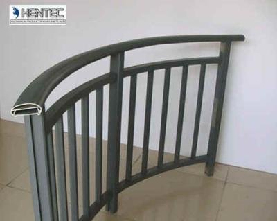 China Custom Extrusion Aluminum Porch Railing GB 5237-2008 Standard for sale