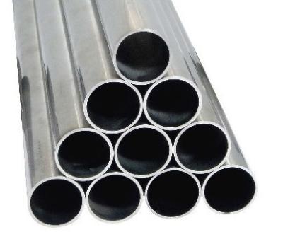 China Golden Anodized Aluminium Round Tubing / Dark Bronze Anodized Aluminum Finished Tubing for sale