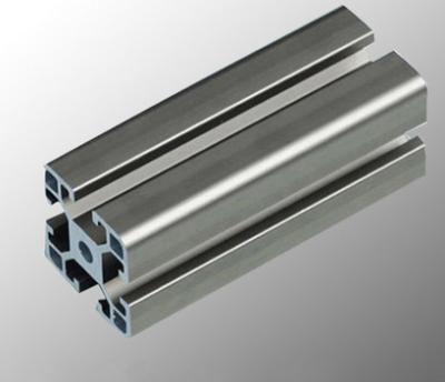 China Aluminum Assembly Line Modular Aluminium Profile System With Black / Silvery Anodized for sale