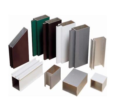 China Satin Anodized Aluminum Extrusion Profile , Construction aluminum extruded shapes for sale