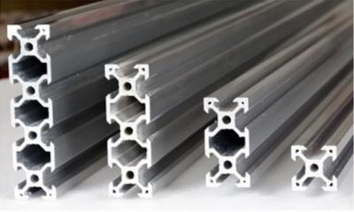 China 6063 - T6 Industrial Aluminium Profile System Weather Resistance For Assembly Stage for sale