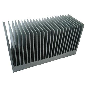 China Extruded Aluminum Heatsink Extrusion Profiles , 6061 / 6005 Aluminum Heatsinks For Solar PV Products for sale