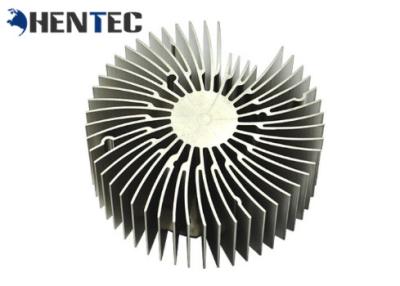 China Durable Silvery Anodized Aluminum Heatsink Extrusion Profiles For Led Light for sale