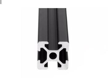 China Black Anodized Aluminium Profile System T Slot Aluminum Extrusion In Silver for sale