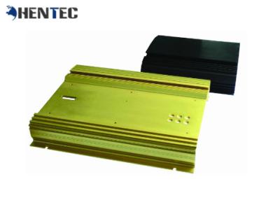 China Electrical Cover / Enclosure Extruded Black Aluminium Profile For Electronics for sale