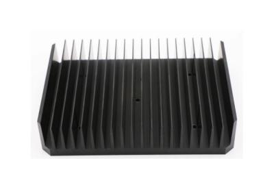 China Black Anodized 6060 Aluminum Heatsink Extrusion Profiles T66 for sale