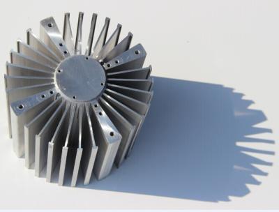 China Finished Machining Aluminium Heatsink Extrusions Anodized 6063-T5 for sale