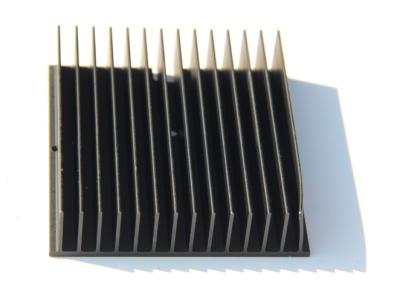 China Black Anodized 6005-T5 Aluminium Heatsink Extrusions , Finished Machining for sale