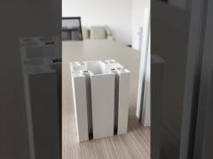 80 * 80 Industrial Aluminium Profile Assembly Line For Office Partition / Machinery