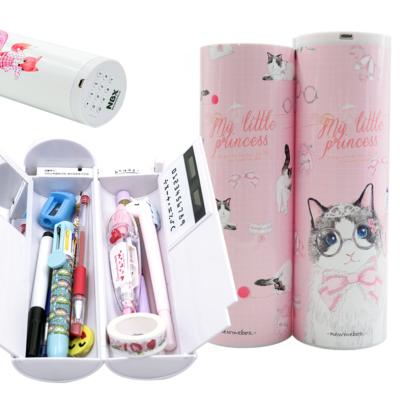 China Newmebox factory customized cute pencil case password lock with calculator school pencil case with paaword for sale