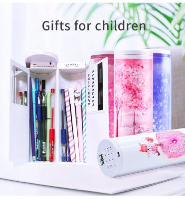 China Cute Password Lock Newmebox Pencil Case School Password Pencil Case For Girls With Password Lock Calculator Pencil Case for sale