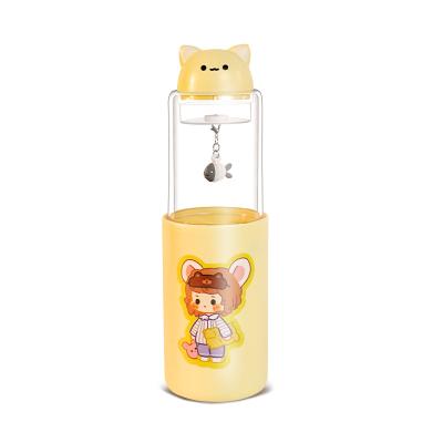 China NBX fashion wholesale kawaii tabletop clear magnetic acrylic pen holders for girls pencil case with pencil sharpener for sale