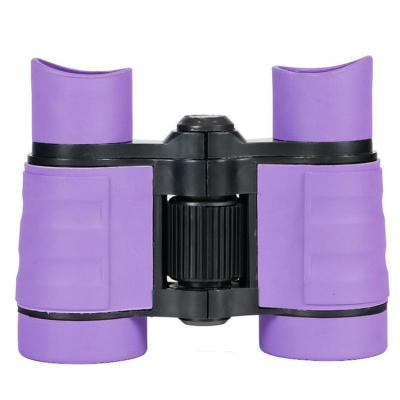 China Rubber& LUXUN Plastic Binoculars 4X30 Toy Binoculars High Resolution Colorful 4X30 Children's Day Promotion Gift For Children for sale