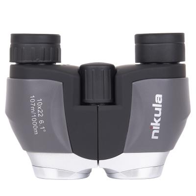 China Nikula Pocket Telescopes Binoculars 10X22 For Kids Long Range Quality High Power Portable Telescopes Binoculars 108X80X40mm for sale