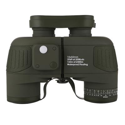 China Professional Boshile 10x50 Marine Binoculars Waterproof Digital Compass Hunting Telescope High Power Binoculars 16.5CM*19CM*6CM for sale