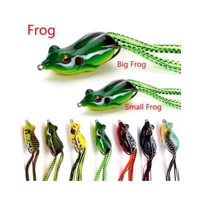 China Factory direct sales frog shape soft baits fishing bass fishing lures RE-XVSF01 for sale