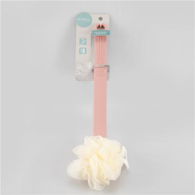 China Long Handle Wholesale Double Sided Foam Brush Refillable Body Powder Dispensing Brush Customization for sale