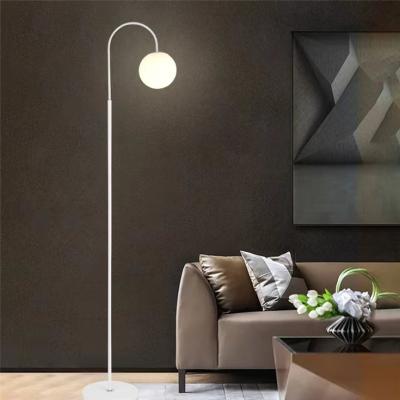 China Contemporary Hot Sale Lighted Table Glass Bedside Bedroom Study Designer Floor Lamp Standing Modern for sale