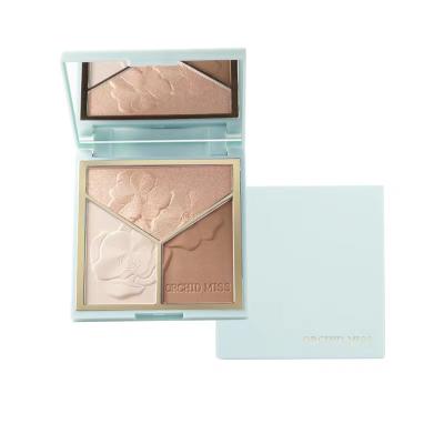 China 2020 Hot Selling Sunscreen INS New Brand Makeup Bronzer Blush Palette Face Makeup Baked Cheek Color Blush Blush Professional Paleta for sale