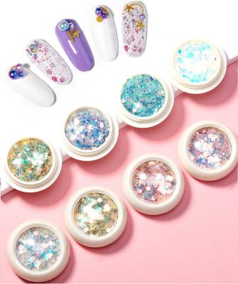 China Hot Sale Shell Nail Art Decal Sliders Manicure Nail Beauty Products Sticker Patch Wraps Tips DIY Decals Decoration for sale