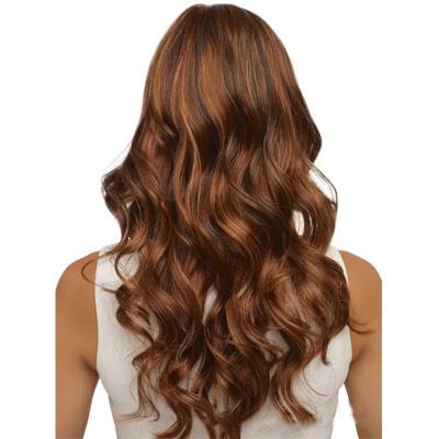 China Long Bun Wave Yiwu Manufacture Long Curly Hair Synthetic Hair Wigs Wholesale Women's Big Wave Europe And America Natural Fashion for sale