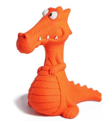 China 2022 Viable New Pet Toy Squeaky Dinosaur Shape Dog Safe Rubber Chew Toy For Dogs Chew for sale