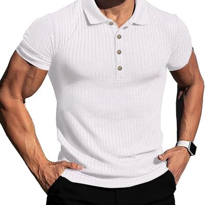 China New European and American Border Men's Anti-wrinkle Printing Casual Pullover Men's Foreign Trade Lapel Polo Shirt Digital Sweater for sale