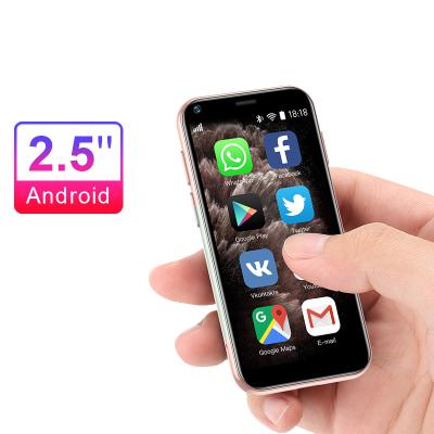 China Waterproof 2020 NEW SOYES XS Smart Android 2.5 Inch IPS Quad Core Cell Phone Very Small for sale