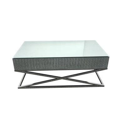 China 'Discolored & Handmade Decorative Living Room Furniture Acrylic Coffee Table Square Coffee Table for sale