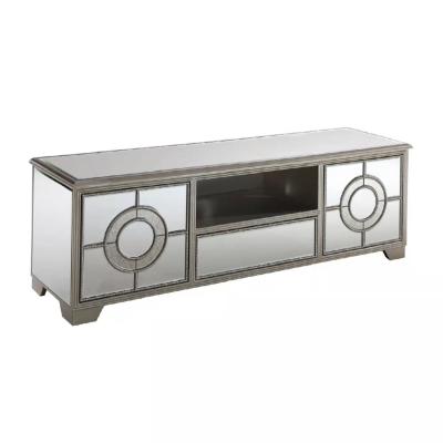 China Mirrored morden Mirrored TV Console Rack Cabinet for sale