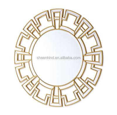 China Minimalist Simple Luxury Decorative Bathroom Mirror Design Irregular Hanging Mirrorr for sale