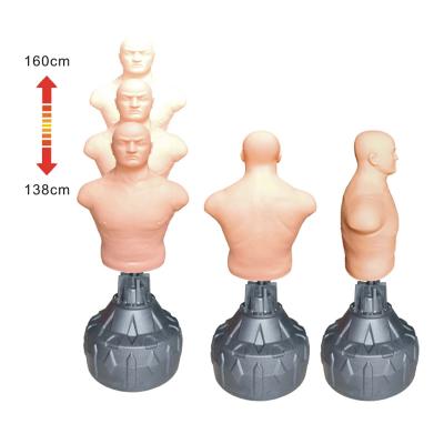 China Adjustable Cheap Boxing Equipment Karate Sandbags Boxing Training Dummy 266 for sale