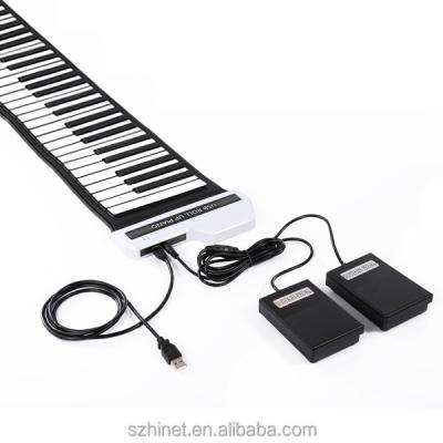 China HiFing 88 Keys Professional Roll Up Piano Keyboard Hand Rolled Electronic Piano for sale