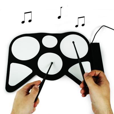 China Roll Up MIDI Electronic Drum Portable Digital Drum HiFing Silicone Guangdong, China à venda