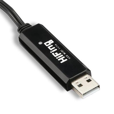 China Chinese factory low price Custom Hifing Usb In-out Midi Interface Usb Midi Cable Converter en venta