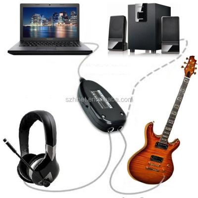 China he china supply with good price usb midi guitar cable PC To Guitar USB Interface Audio Link Cable for sale