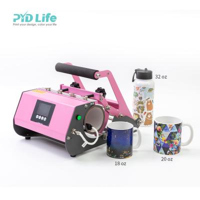 China Use PYD Home Life RTS 32 oz Vacuum Flask 40 oz 18 oz 20 oz Sublimation Mug V3.0 Ceramic Heat Press Pink Tumbler for sale