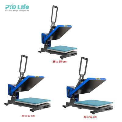 China Home use 38x38 40x50 40x60 cm automatic drawer life use PYD large format sublimation heat press blue transfer machine for sale